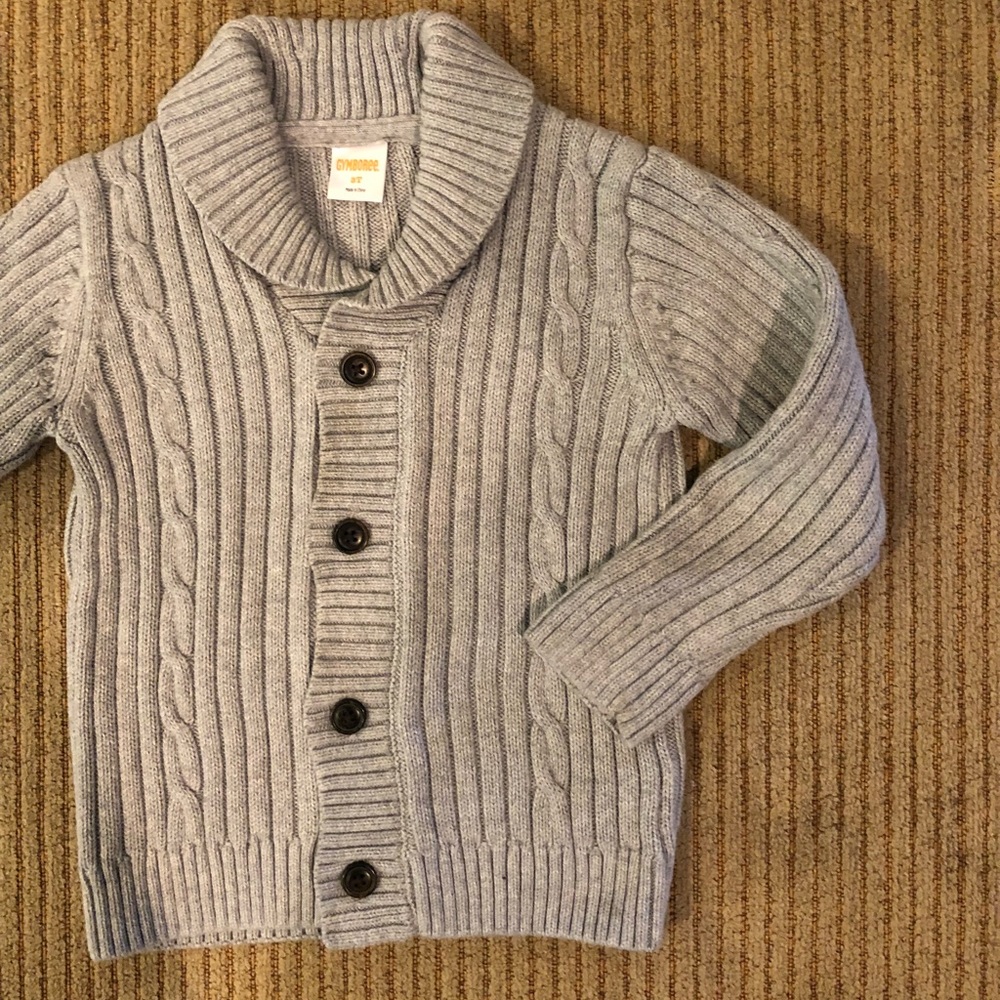 Gymboree Toddler Boys Collared Cardigan Sweater